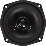 hogtunes 356f gen3 5.25-inch 6 ohm replacement front speakers for 1998-2005 harley-davidson touring models logo