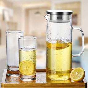 img 2 attached to 🔝 Sharemee Stainless Carafe – Uniquely Designed Pitcher with Superior Resistance