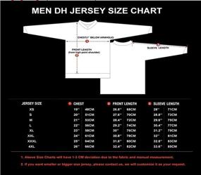 img 2 attached to 🚵 WeimoMonkey Men's Mountain Bike Motocross Jersey | Long Sleeve MTB T-Shirt for Cycling Enthusiasts