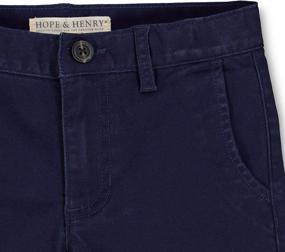 img 3 attached to 👖 Shop Stylish Twill Chino Pants for Boys by Hope & Henry