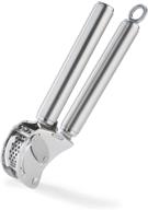 rösle 9-inch stainless steel garlic / ginger press with scraper for effective mincing logo