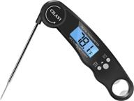 🌡️ cilavi digital instant read meat thermometer: ultimate kitchen tool for perfectly cooked food, candy making, oil deep fry, smoker bbq grill, roast, baking, milk, yogurt, and more - backlight, magnet, black logo