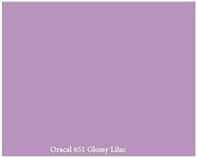 img 2 attached to 🎨 12x10ft Glossy Lilac Oracal 651 Permanent Adhesive-Backed Vinyl Roll - Ideal for Craft Cutters, Punches, and Vinyl Sign Cutters - VinylXSticker