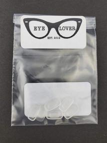 img 1 attached to 👓 Eye Lover Pack of 3 Premium Square Soft Silicone Replacement Nose Pads - Rectangular Shape with Slide/Push-in Design by Ink Trendz