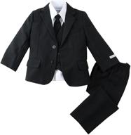 👶 stylish suit set for baby boys: spring notion's modern fit attire logo