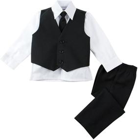 img 3 attached to 👶 Stylish Suit Set for Baby Boys: Spring Notion's Modern Fit Attire