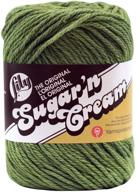 🧶 пряжа spinrite sugar'n cream, зеленый цвет мяты - 2.5 унции / 70.9 г. логотип