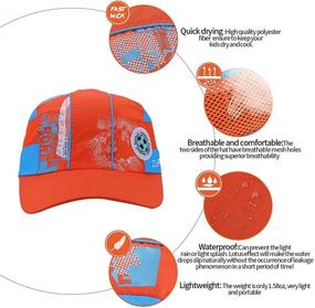 img 1 attached to Breathable Adjustable Lightweight Baseball Boys' Hats & Caps with Enhanced Protection and Comfort