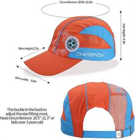 img 2 attached to Breathable Adjustable Lightweight Baseball Boys' Hats & Caps with Enhanced Protection and Comfort