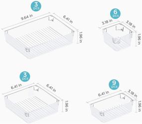 img 3 attached to 🗂️ Efficient and Versatile: Puroma 21-pcs Desk Drawer Organizer Trays for Kitchen, Bathroom, and more!