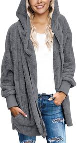 img 1 attached to Lookbook Store Womens Oversized Cardigan Women's Clothing