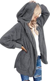 img 4 attached to Lookbook Store Womens Oversized Cardigan Women's Clothing