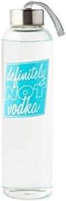 img 1 attached to BigMouth Inc 20oz Glass Drinking Bottle - Ideal for Home or Office, A Perfect Gift!