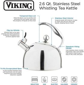 img 3 attached to Viking Culinary 2 5 Quart Stainless Tempered