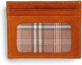 img 2 attached to Vasa Cognac Minimalist Leather Wallets: Sleek Style and Function in One