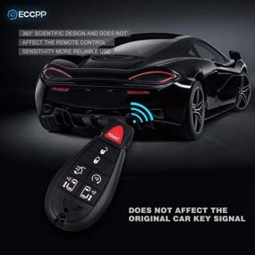 img 1 attached to 🔑 ECCPP 4X 6 Buttons Keyless Entry Remote Control Car Key Fob Shell Case 08-14: Jeep Grand Cherokee, VW Routan, Dodge Journey, Chrysler 300 - 05026198AD