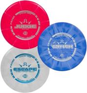 dynamic discs 3 disc prime burst starter set: prime judge, truth, 🥏 escape | maximum distance frisbee golf driver | varying frisbee golf stamp and color логотип