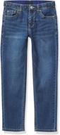 boys' levi's 502 regular taper fit performance jeans: premium comfort and style for active lifestyles logo