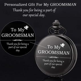 img 1 attached to SIBOSUN Personalized Pocket Watch Valentines