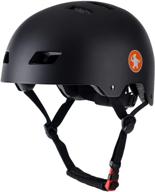 🛴 rongbenyuan multi-sport skateboard bike helmet for scooter skating rollerblading cycling - adjustable sizes for adult, youth & kids logo