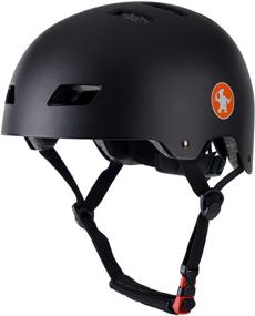 img 4 attached to 🛴 Rongbenyuan Multi-Sport Skateboard Bike Helmet for Scooter Skating Rollerblading Cycling - Adjustable Sizes for Adult, Youth & Kids