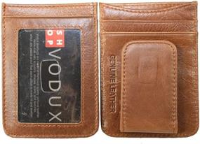 img 4 attached to Men's Leather Wallet with Credit Holder - Money Organizers & Card Cases