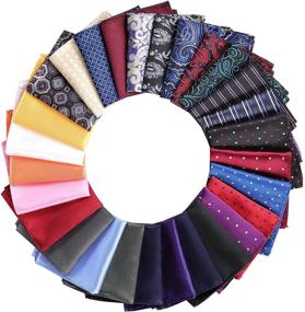 img 4 attached to 🎨 Assorted Color Pocket Handkerchiefs: Stylish and Functional