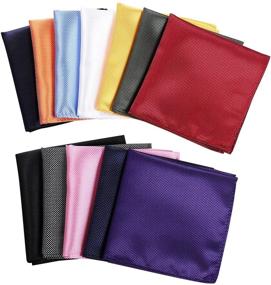img 2 attached to 🎨 Assorted Color Pocket Handkerchiefs: Stylish and Functional