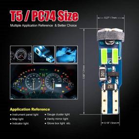 img 2 attached to DODOFUN Dashboard Instrument Cluster Indicator Replacement Parts