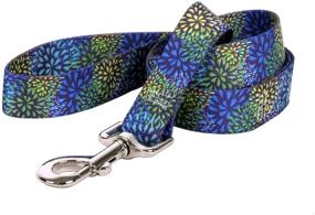 img 1 attached to 🌺 Floral Collection Standard Leash by Yellow Dog Design - Available in Three Sizes with Ten Delightful Patterns