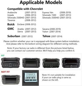 img 3 attached to Повышенная мощность - Восьмиядерный 4Гб+64Гб 2 Din автомагнитола, Eonon 8-дюймовый Android 10.0 Bluetooth 5.0 автомобильное радио для Chevrolet/GMC/Buick, оснащенное CarPlay и Android Auto/DSP-GA9480D