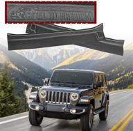 road to freedom door sill guards compatible with 2018-2021 jeep wrangler jl/jeep gladiator jt accessories parts, door entry guard kit, plate cover with logo (black, 2-door) – enhanced seo logo