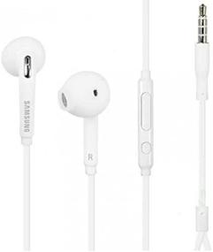 img 3 attached to Наушники Samsung EO-EG920LW с проводом 3,5 мм: 🎧 Чистый звук, встроенный микрофон, в комплекте футляр!