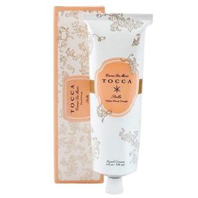 img 2 attached to 🍊 Tocca Crema de Mano Luxe, Stella: Blood Orange, Freesia, Spicy Lily. Moisturizing Hand Cream, 4 oz. – Quick Absorbing, 120 ml.