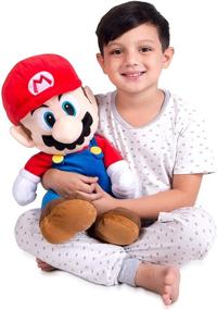 img 3 attached to 🧸 Super Soft Plush Cuddle Pillow Buddy - Franco Kids Bedding, Super Mario, One Size