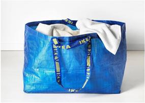 img 2 attached to IKEA Frakta Bags Set of 10: Affordable Multipurpose Totes for Everyday Convenience