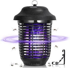 img 4 attached to 🦟 YUNLIGHTS 32W Electric Mosquito Bug Zapper - Indoor & Outdoor Waterproof Fly Trap with UV Light for Home, Patio, Garden, Backyard - Portable Mosquito Eradicator & Outdoor Fly Trap