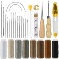🧵 cosyland upholstery repair kit - 29-pack leather sewing kit with embroidery hand sewing stitching needle and thread logo