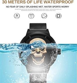 img 1 attached to CdyBox Waterproof Watches Wristwatches Stainless