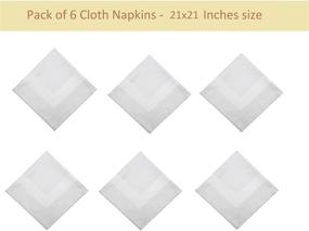 img 2 attached to 🍽️ Versatile Napkins for Restaurants, Banquets, and Weddings: Everyday Elegance