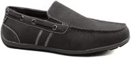 gbx mens luca charcoal loafers men's shoes logo