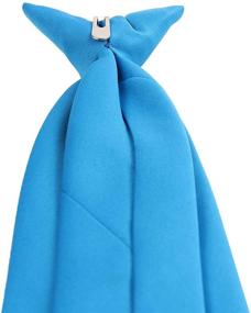 img 1 attached to Classic and Stylish Umo Lorenzo Boy's Solid Clip on Tie: Top-Quality Accessory for Formal Attire