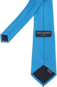 img 2 attached to Classic and Stylish Umo Lorenzo Boy's Solid Clip on Tie: Top-Quality Accessory for Formal Attire