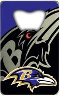 🏈 baltimore ravens nfl credit card style bottle opener, 3.25"x2 логотип