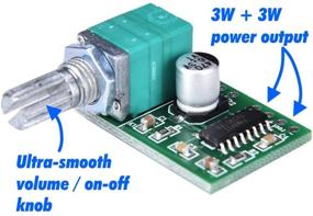 img 3 attached to 🔊 Degraw DIY Speaker Kit: PAM8403 5V Amplifier + 2Pcs 4 ohm, 3 watt Speakers – Arduino Compatible