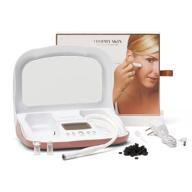 🏆 trophy skin microdermmd - advanced at-home microdermabrasion machine for effective anti-aging and acne spot treatment - featuring real diamond and pore extractor tips - rejuvenate your skin and fade acne scars - white logo