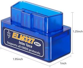 img 3 attached to 🔎 Elm327 Launchh OBD2 Bluetooth Scan Tool for Android - Professional Code Reader & Diagnostic Scanner - ELM327 V2.1 OBDII OBD2 Interface - Not Compatible with J1850 VPW and J1850 PWM Communication Protocol