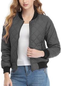 img 3 attached to Andy Natalie Womens Quilted Pockets Women's Clothing