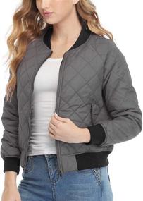 img 2 attached to Andy Natalie Womens Quilted Pockets Women's Clothing