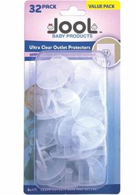 img 2 attached to Child Proof Outlet Plug Covers (32 Pack) - Clear Electrical Protector Safety Caps by Jool Baby